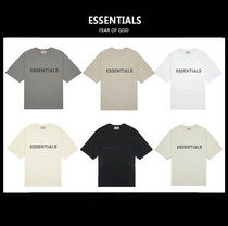 (50% OFF)FOG FEAR OF GOD COMPLEX LINE ESSENTIALS CHEST SILICONE LETTER PRINT SHORT SLEEVE T-SHIRT