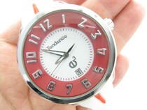 Double-layered graduated ring red and white two-tone strap Tendence Tenshi - Japanese quartz watch