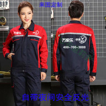 Marriolotte Workwear ten thousand and Lawsuit Custom Overalls Subpoir length sleeves Men and women Dress Polo Shirt Print