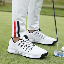 Golf shoes Mens shoes waterproof breathable and wear-resistant removable activity nail sneakers sports and leisure golf shoes