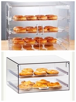 Fully transparent bread cabinet Bread display cabinet Desktop dustproof cabinet Cake display cabinet Bread shelf Baking shelf