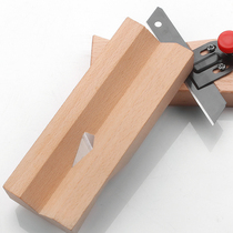 Polyester fiber sound-absorbing board gypsum board V seam Chamfering planing 45 degree bevel edge chamferer special woodworking planer