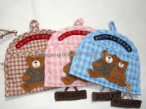Creative Good Life foreign trade listed toilet dressing room storage small bag-mother and son Bear fabric