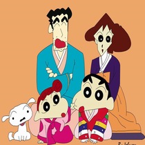 Cantonese animation New Crayon Shin-chan Episode 1-91] 7DVD