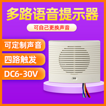 YX9075 multi-channel voice prompter customized voice 12v prompter speaker 24v voice broadcaster change sound