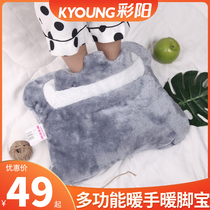 Caiyang warm hand warm foot treasure inserted electric heating warm bed sleeping office winter heating artifact electric heating shoes