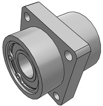 Embedded bearing seat assembly with buckle ring Double bearing Medium French guide bearing seat BGRZ BGSZ BGCZ