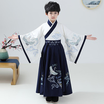 Childrens Hanfu Tang suit winter boy new boy childrens clothing Chinese style male dress Chinese style boy young man