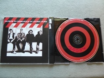 Genuine CD record pop rock Irish pop rock group U2 disk with graffiti can be broadcast normally