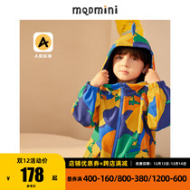 MQD childrens windbreaker 21 autumn and winter new boys fleece inner thick camouflage wind jacket tide