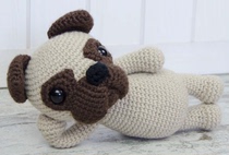 202 Starling dog knitting drawing doll Chinese illustration Crochet electronic drawing wool tutorial