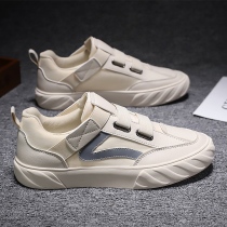 Huili Mens Shoes Breathable 2021 New Korean Fashion Canvas Board Shoes Joker Leisure Velcro Sports trendy shoes