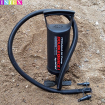 INTEX sofa mattress pump portable outdoor tent manual inflatable pump Kraft boat swimming pool air gun