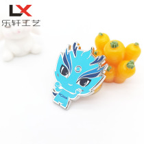 Metal enamel badge custom brooch badge custom company logo medal production cartoon class emblem School emblem