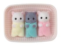 Popular Japanese Sambeli cute Persian cat triplets (bed) girl play home toy gift