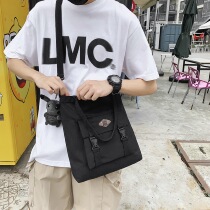 Tide Card Slanted Satchel for men Canvas Single Shoulder Bag Girls Casual 100 Hitch Backpack 2022 New Day Series Large Capacity Bag