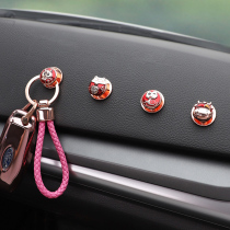 Vehicular small hook multifunction front row decoration cute cartoon chair back practical hook car interior supplies big all