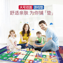 Large flying chess carpet Childrens puzzle table game Adult double-sided big dice Large rich man mat toy