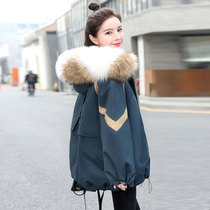 Winter Parker cotton padded clothing 2021 new female Korean version of chic cotton short cotton padded jacket age reduction thick coat ins tide