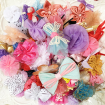 Weighing Miscellaneous handmade flowers satin flowers diy clothing accessories DIY ribbon gauze flower small flower hair accessories clothing