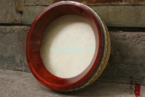 Special thick cowhide Taoist drum single skin drum side drum half drum single drum flat drum 5 5 5 inch 6 inch 6 inch 7 inch