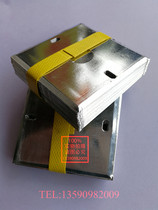 Type 86 Iron Bottom box cover metal junction box cover plate square cover galvanized concealed junction box cover blind plate