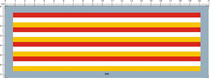 Car model body stripes lines (red white and yellow) general signs special water stickers (296)