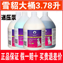 Ferret dog shower gel bucket 3 78L liters snow sculpture shampoo fragrance Teddy Bears Husky Satsuma bath