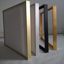 Oil painting inner and outer frame hand-painted hanging wall simple free of mounting aluminum alloy L-shaped oil painting frame oil painting outer frame customized