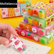 Pencil eraser creative cartoon cute fruit cherry blossom children like pen elephant skin for primary school students