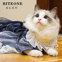 biteone cat clothes LOLITA pet dress gift box Jade star puppet cat birthday gift