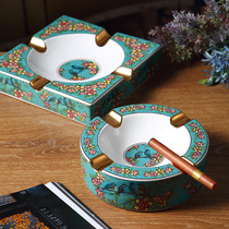European fashion ceramic cigar ashtray extra luxury home living room creative ashtray office ashtray
