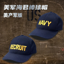 USMC American Public Hair Military Version Dark Blue Baseball Cap Military Fans Outdoor Fishing Sunbeds Male And Female Embroidered Duck Tongue Cap