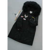 Go C170-205] special cabinet brand white duck suede wool leather thick jacket down jacket 1 56KG