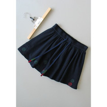 Bird C336-110] Counter Brand Wool Women's Fraggy Skirt Pleated Skirt 0 29KG