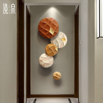 Jing spring modern simple living room sofa background wall decoration pendant porch Wall Wall Wall decoration three-dimensional wall decoration