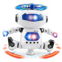 Lezhou strong wind dazzle dancers intelligent robot toys electric dancing stunt toys music light early education