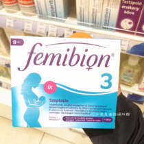 Spot German femibion 3-stage maternal special nutrient Ivian folic acid tablets DHA lactating 8 weeks amount