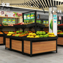 Shelf fruit creative fruit and vegetable fresh fresh rack Supermarket multi-layer fruit shop multi-functional display rack wood