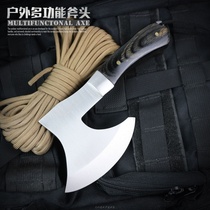 Outdoor axe camping axe fire axe special forces large steel German military axe knife self-defense weapon