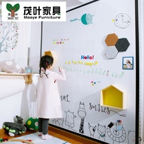 Soft whiteboard wall stickers whiteboard writing board Magnetic blackboard wall stickers home removable teaching children blackboard environmental protection can