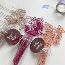 Creative test tube paperclip multi-occasion use learning office supplies