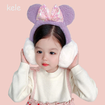 Winter childrens earmuffs Korean cute bow girl children winter warm earthen ear cover earmuffs earmuffs