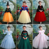 Childrens Snow Princess Dress Little Girl Aisha Skirt Girls Frozen Aisha Dress