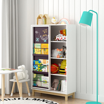 Korean style with blackboard Childrens bookcase shelves Baby Home Floor Locker mobile door Childrens book containing cabinet