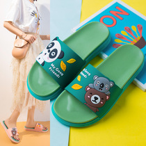 2021 new slippers women wear summer home indoor mute cartoon cute wear-resistant bathroom sandals