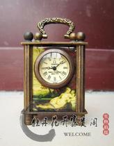 Antique Miscellaneous Noble mechanical clock antique decoration collection gift small retro cute clock Special