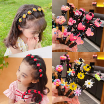 Summer braided hair hoop female net red bangs broken hair artifact headband hair accessories Headdress hairpin summer wild pressure hair