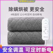 Rongshida household double control electric blanket safety non-radiation warm-up blanket except mites timing constant temperature electric mattress