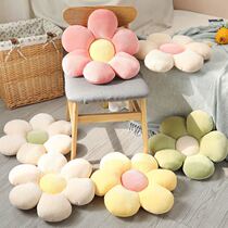 ins wind sun flowers hugging pillow sofa Living room flowers floating window cushions petal backrest modern light lavish headboard leaning back